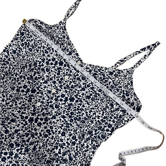 Gap Summer dress white and blue floral size medium - Picture 13 of 16